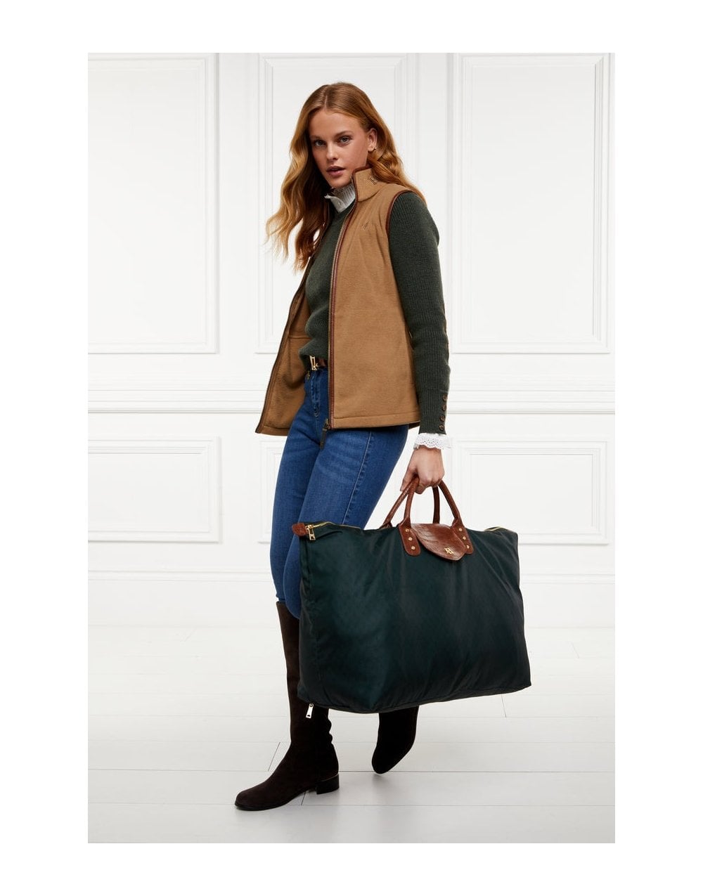 Young Ideas/Henmores - Country Fleece Gilet - Black - XS