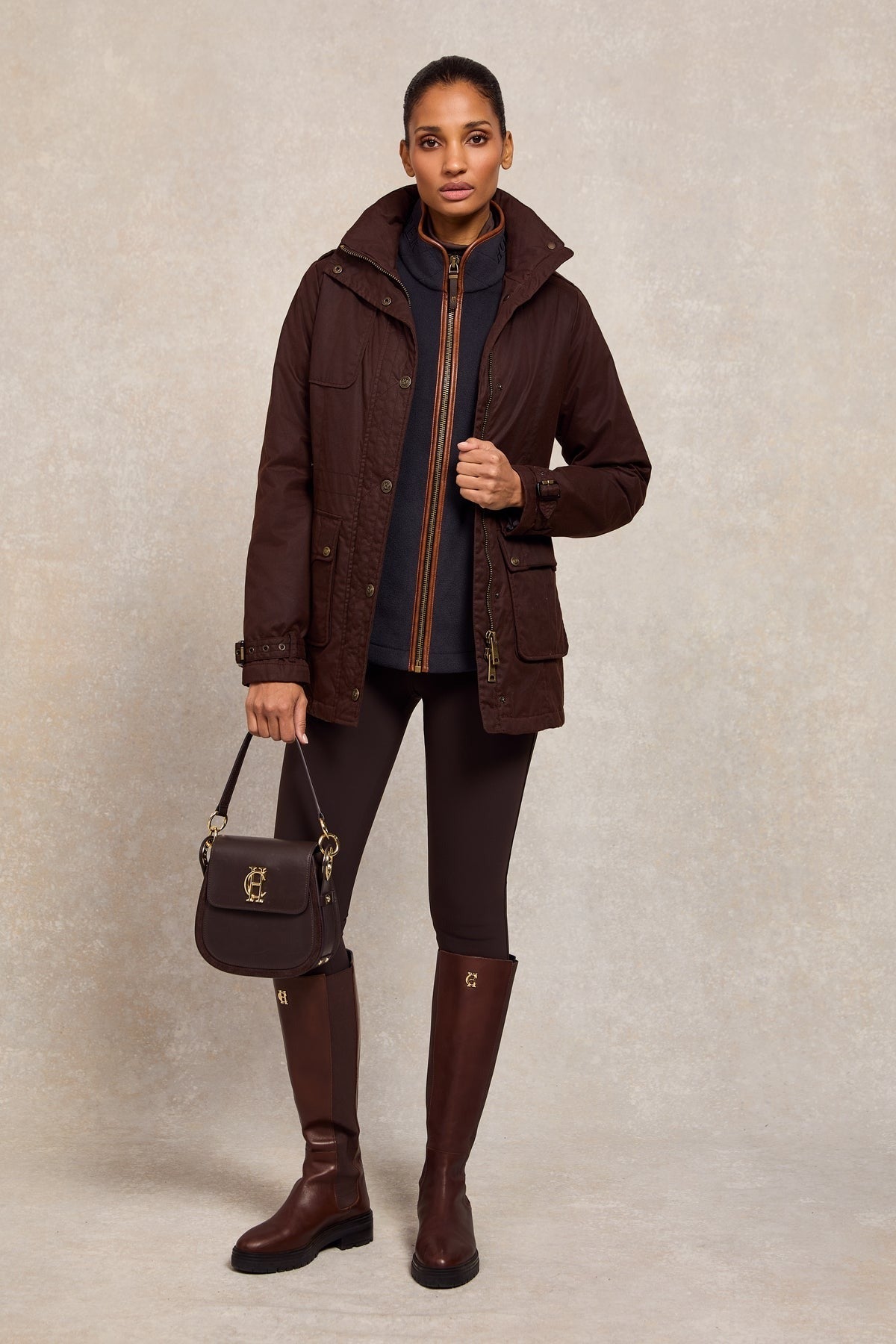 Young Ideas/Henmores - Country Fleece Jacket - Ink Navy - XS