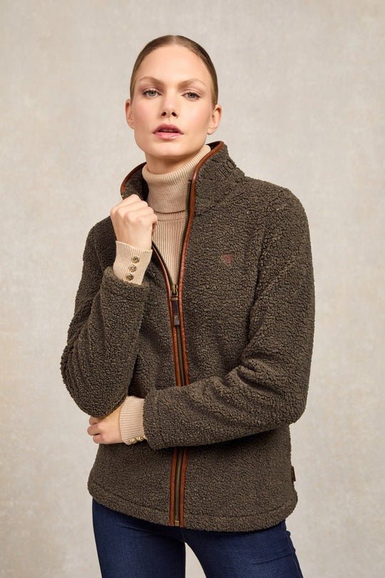 Young Ideas/Henmores - Country Fleece Jacket - Khaki Borg - XS