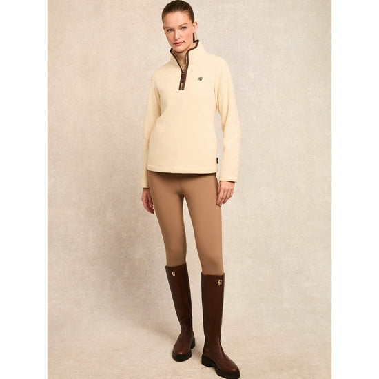 Young Ideas/Henmores - Country Fleece Quarter Zip - Cream - XS