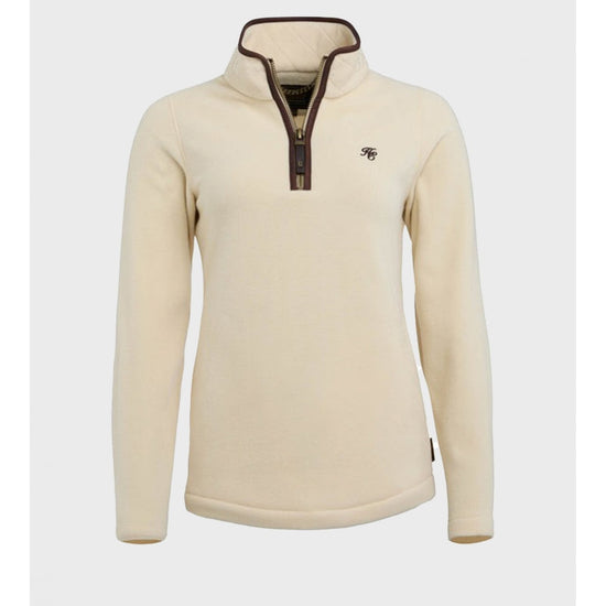 Young Ideas/Henmores - Country Fleece Quarter Zip - Cream - XS