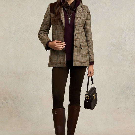 Young Ideas/Henmores - Country Fleece Quarter Zip - Mulberry - XS