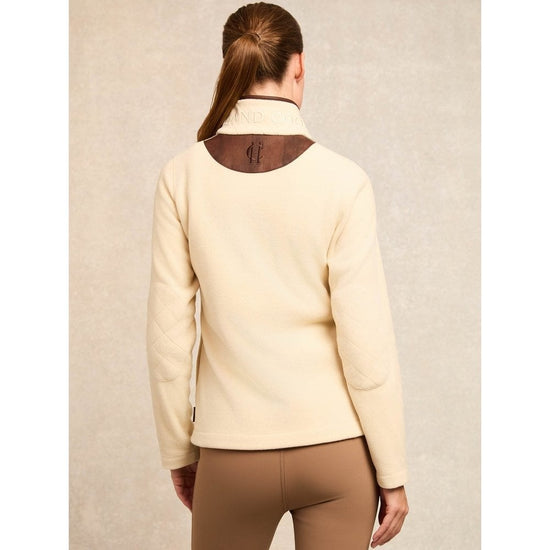 Young Ideas/Henmores - Country Fleece Quarter Zip - Cream - XS