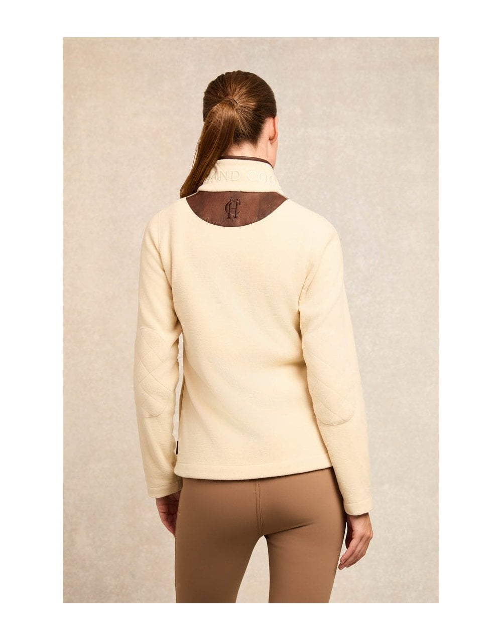 Young Ideas/Henmores - Country Fleece Quarter Zip - Cream - XS