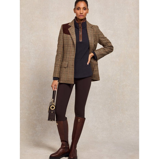 Young Ideas/Henmores - Country Fleece Quarter Zip - Cream - XS