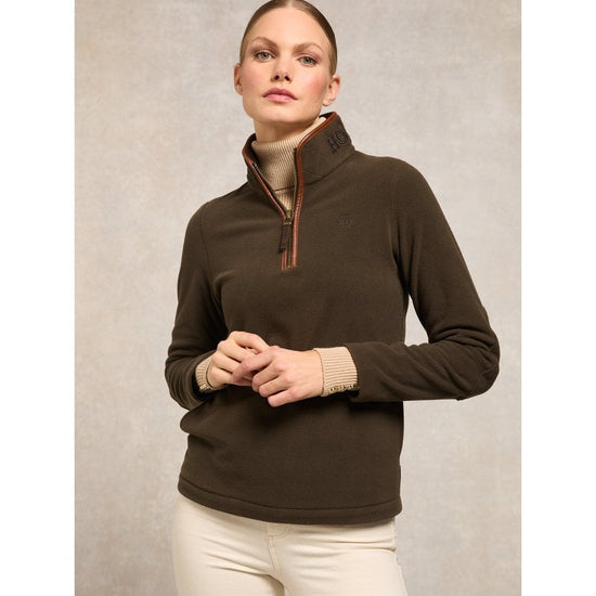 Young Ideas/Henmores - Country Fleece Quarter Zip - Khaki - XS