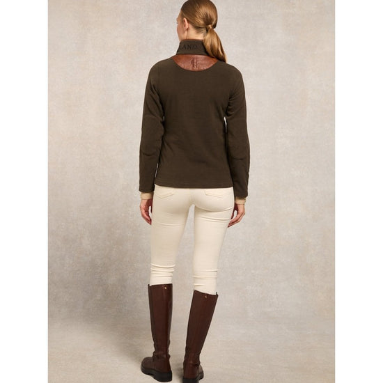 Young Ideas/Henmores - Country Fleece Quarter Zip - Khaki - XS