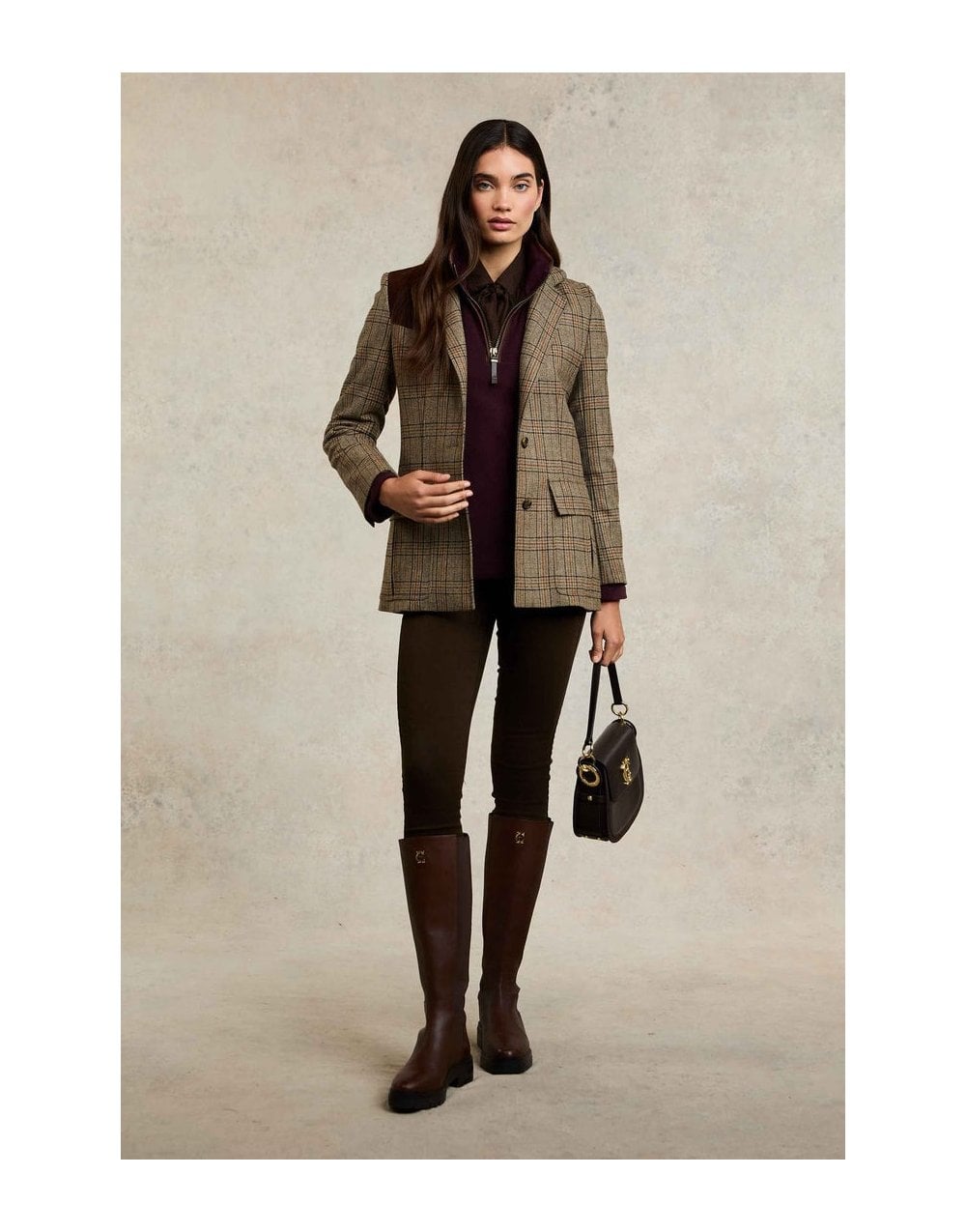 Young Ideas/Henmores - Country Fleece Quarter Zip - Cream - XS