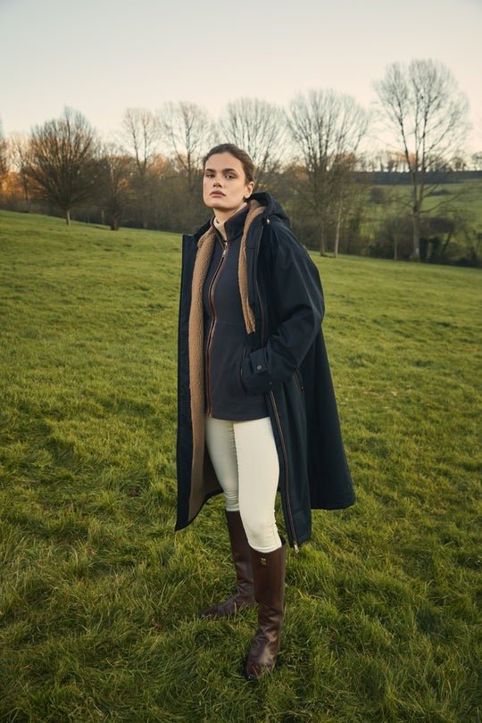 Young Ideas/Henmores - Country Longline Fleece - Ink Navy - XS