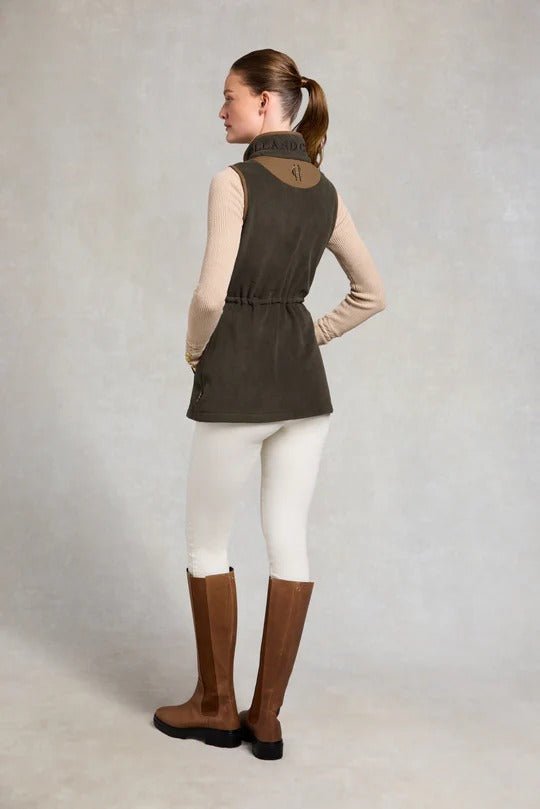 Young Ideas & Henmores - Country Longline Fleece Gilet - Khaki - XS