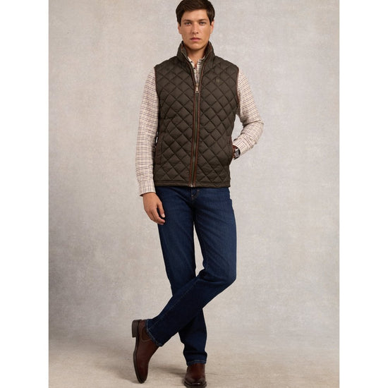 Young Ideas/Henmores - Country Quilted Gilet - Ink Navy - M