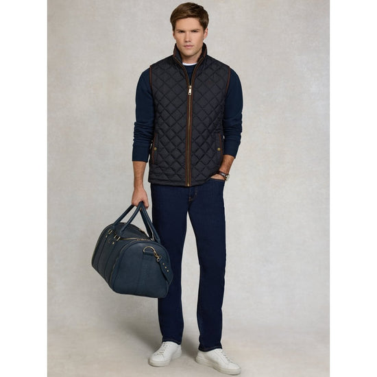 Young Ideas/Henmores - Country Quilted Gilet - Ink Navy - M