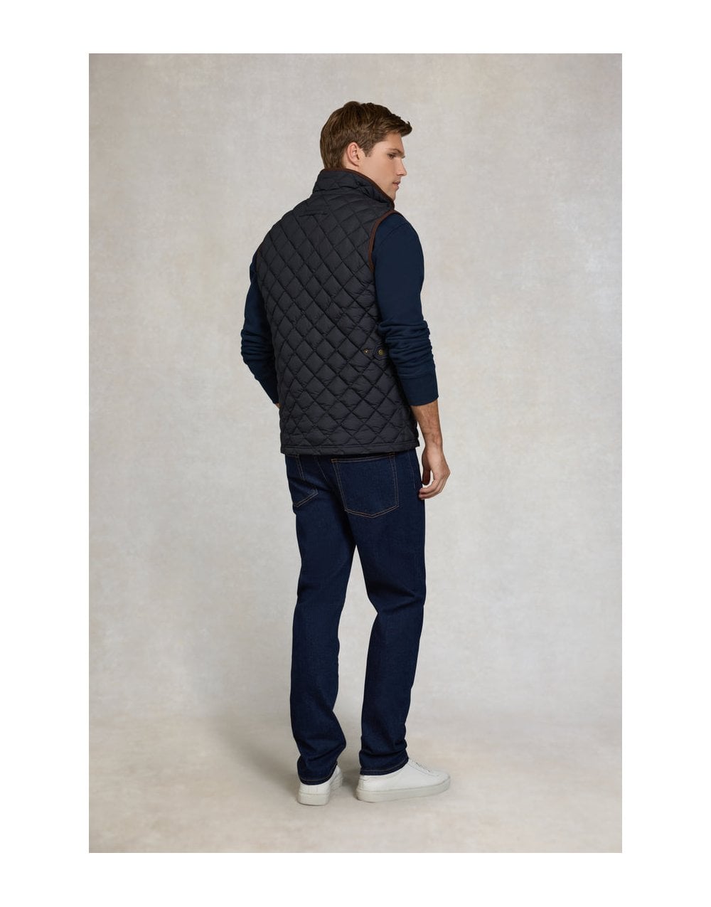 Young Ideas/Henmores - Country Quilted Gilet - Ink Navy - M