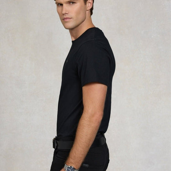 Young Ideas/Henmores - Crew Neck T-Shirt - Black - M