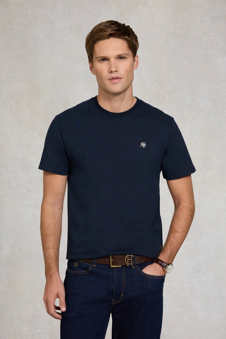 Young Ideas/Henmores - Crew Neck T-Shirt - Ink Navy - M