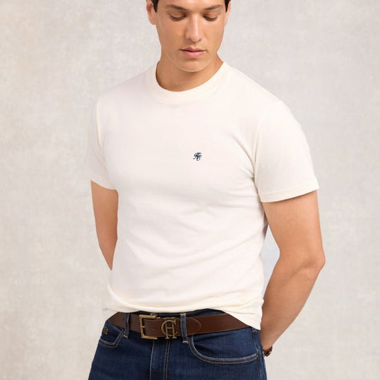 Young Ideas/Henmores - Crew Neck T-Shirt - White - M