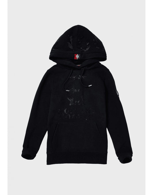 Young Ideas/Henmores - Essential Hoodie - Black Sparkle - XS