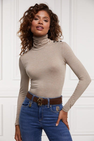 Young Ideas & Henmores - Essential Roll Neck - Oatmeal - S