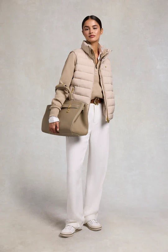 Young Ideas & Henmores - Ferncroft Padded Gilet - Putty - XS
