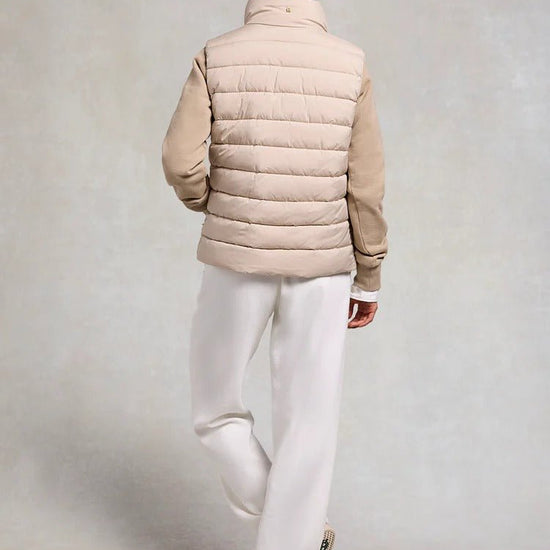 Young Ideas & Henmores - Ferncroft Padded Gilet - Putty - XS