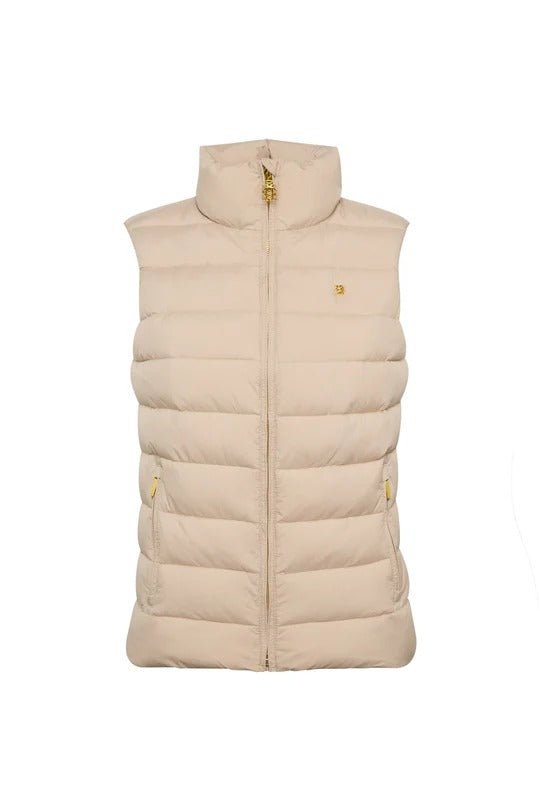 Young Ideas & Henmores - Ferncroft Padded Gilet - Putty - XS