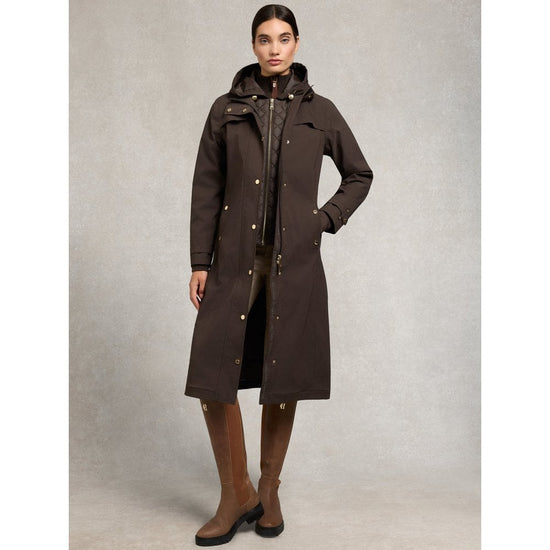 Young Ideas/Henmores - Folgate Rain Coat - Chocolate - XS