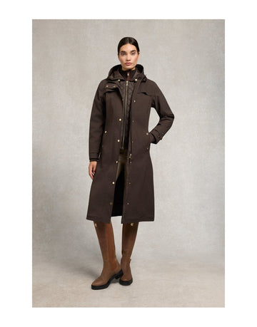 Young Ideas/Henmores - Folgate Rain Coat - Chocolate - XS