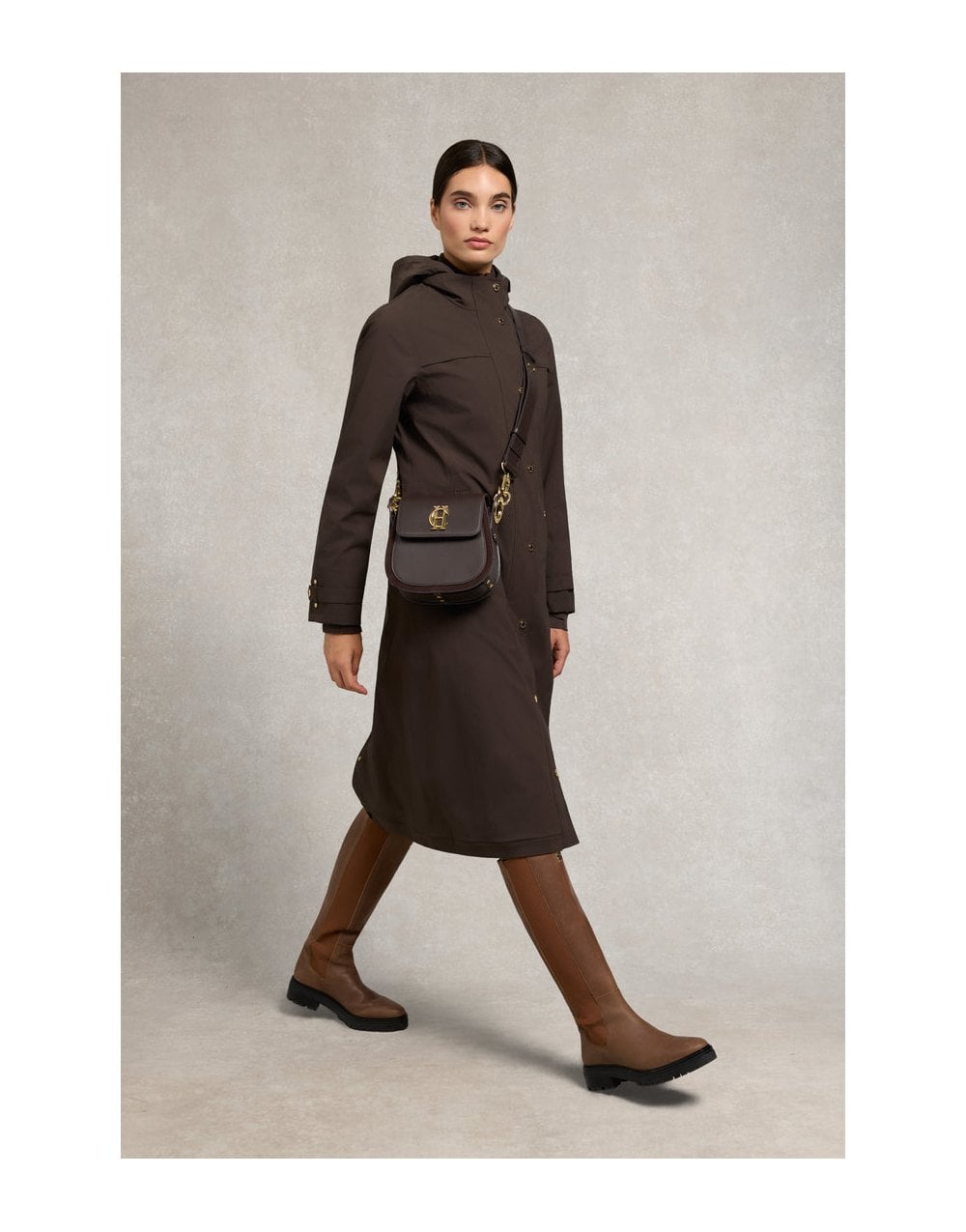 Young Ideas/Henmores - Folgate Rain Coat - Chocolate - XS
