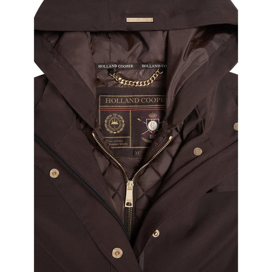 Young Ideas/Henmores - Folgate Rain Coat - Chocolate - XS
