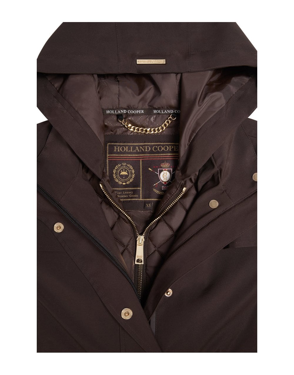 Young Ideas/Henmores - Folgate Rain Coat - Chocolate - XS