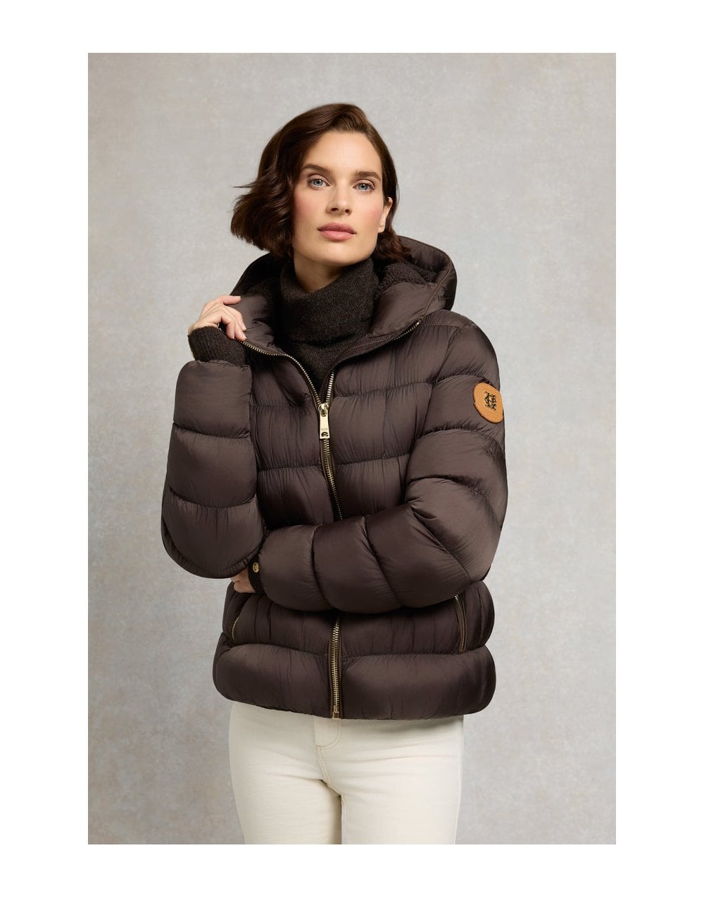 Young Ideas/Henmores - Harrow Padded Jacket - Chocolate - S