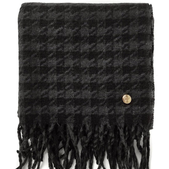 Young Ideas/Henmores - HC Chelsea Scarf - Grey Houndstooth - OS
