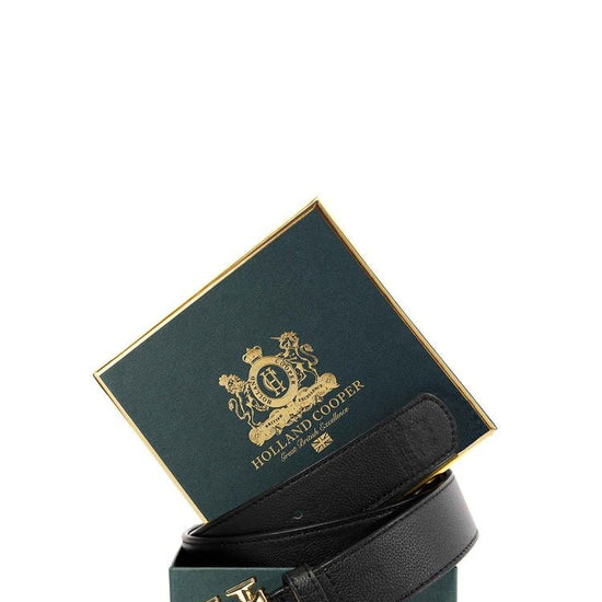 Young Ideas/Henmores - HC Classic Belt - Black Leather/Gold - M