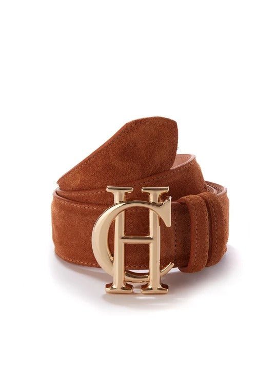 Young Ideas & Henmores -HC Classic Belt Suede -Tan -L