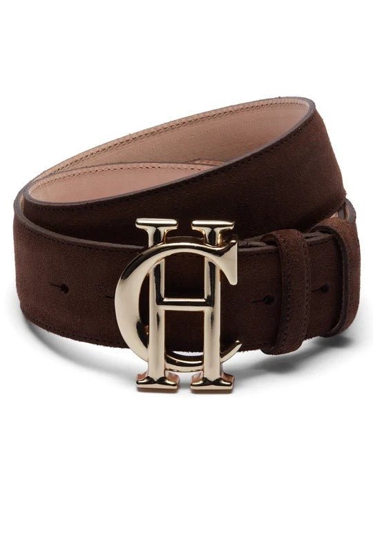 Young Ideas & Henmores -HC Classic Belt Suede -Chocolate -L