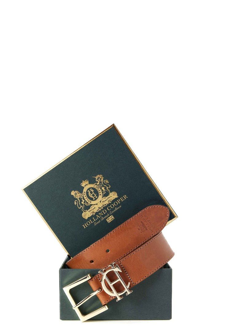 Young Ideas/Henmores - HC Classic Logo Belt - Tan - S