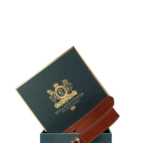Young Ideas & Henmores - HC Slim Logo Belt - tan - S