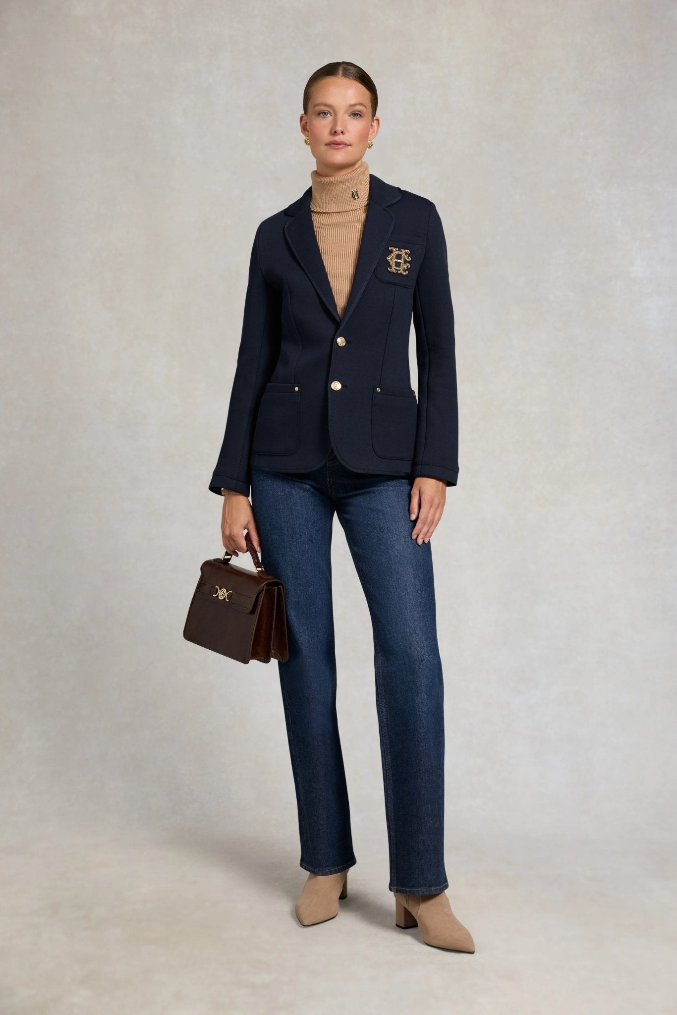 Young Ideas & Henmores - Henley Blazer - Navy/Navy - S