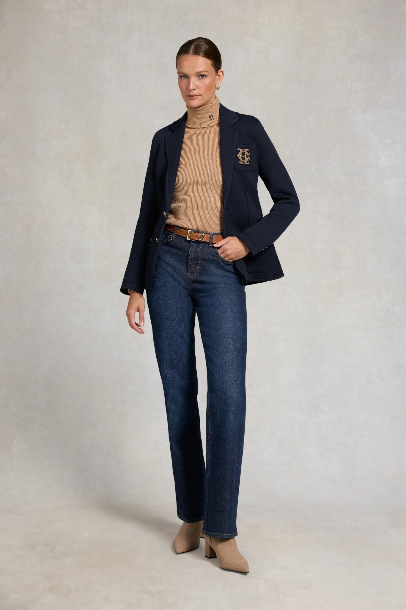 Young Ideas & Henmores - Henley Blazer - Navy/Navy - S