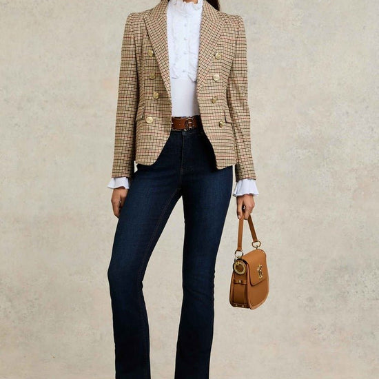 Young Ideas/Henmores - High Rise Flared Jean - Deep Indigo - 10S