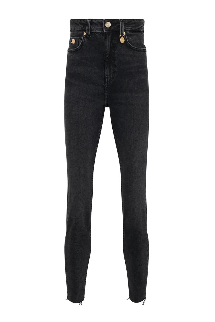 Young Ideas & Henmores - High Rise Slim Jean - Washed Black - 10R