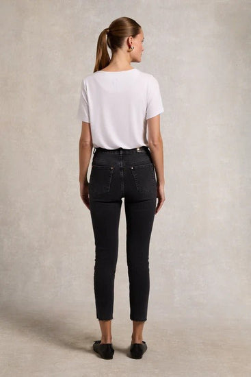 Young Ideas & Henmores - High Rise Slim Jean - Washed Black - 10R