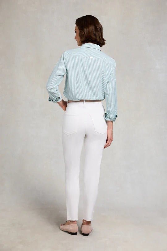 Young Ideas & Henmores - High Rise Slim Jean - White - 10R