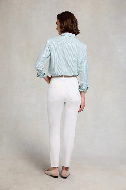 Young Ideas & Henmores - High Rise Slim Jean - White - 10R