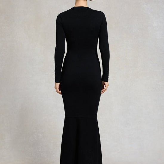 Young Ideas/Henmores - Isabelle Maxi Dress - Black - L/S