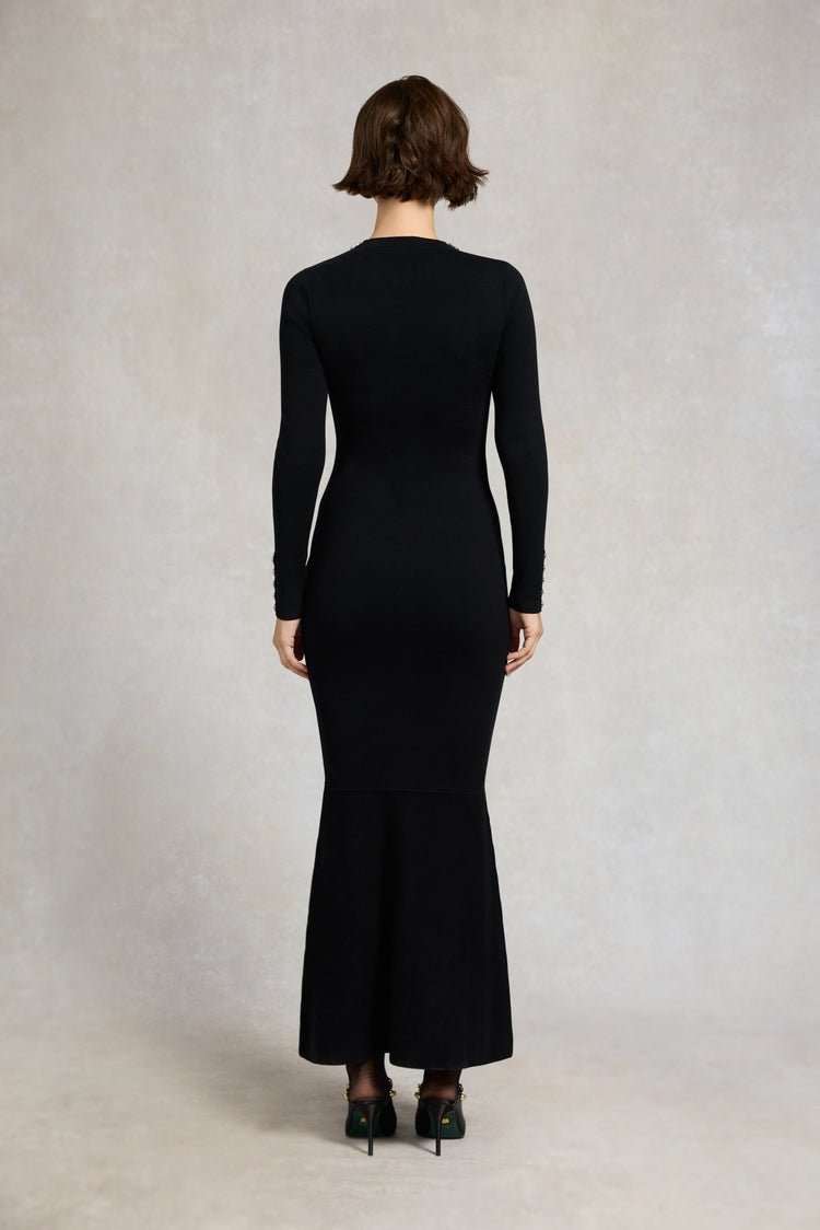 Young Ideas/Henmores - Isabelle Maxi Dress - Black - L/S