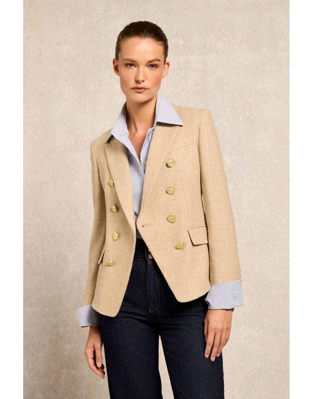 Young Ideas/Henmores - Knightsbridge Blazer - Black Barathea - 8