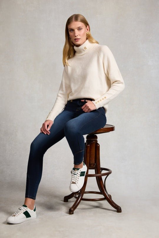 Young Ideas/Henmores - Knightsbridge Court Trainer - Silver Crystal - 4