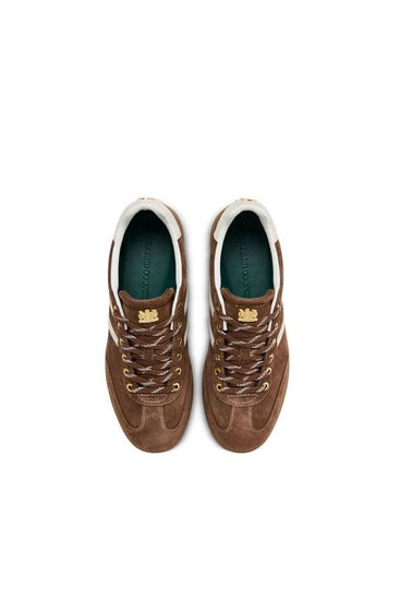 Young Ideas & Henmores -Knightsbridge Court Trainer -Chocolate Suede -4