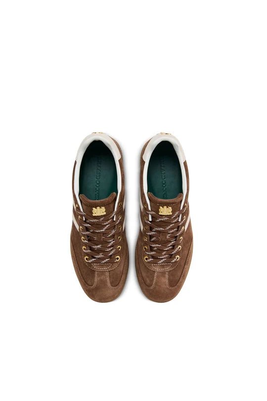Young Ideas & Henmores -Knightsbridge Court Trainer -Chocolate Suede -4